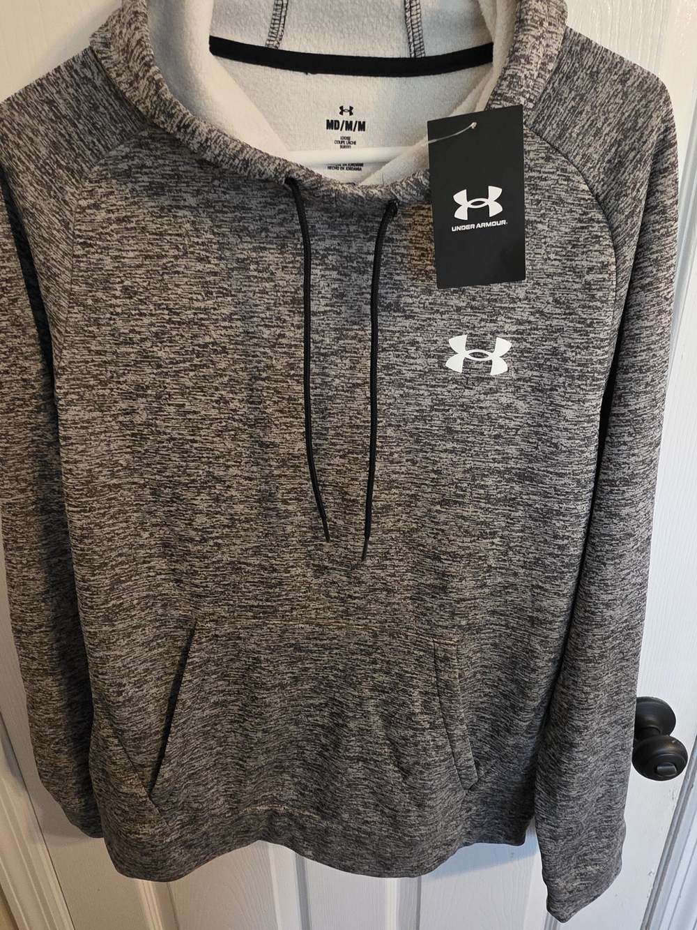 Under Armour Men’s Gray Marled Crewneck Hoodie